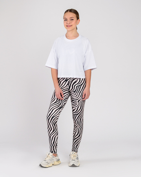 Леггинсы для девочки с принтом Zebra (арт. 2722500103)
