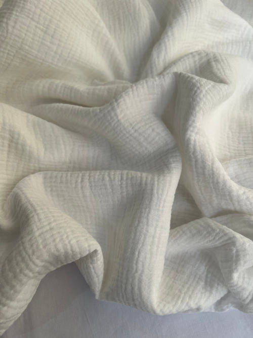 Муслин жатый однотонный