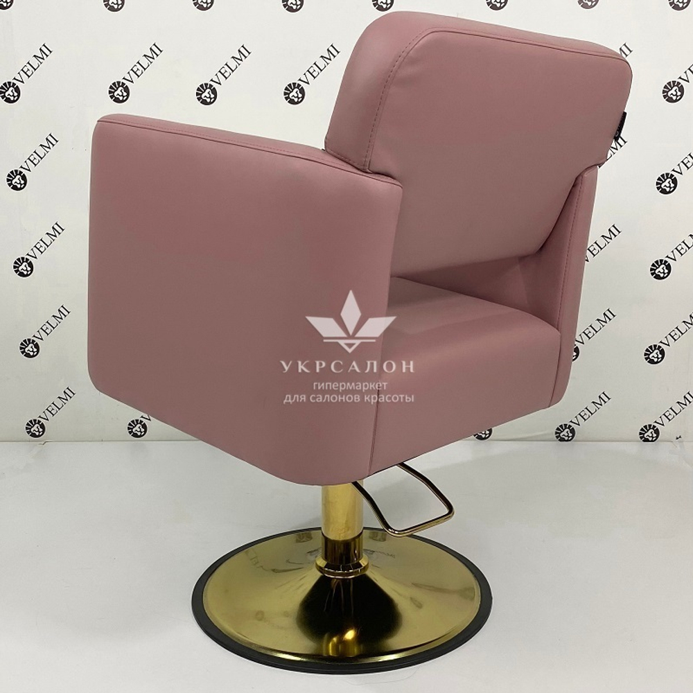 Перукарське крісло Eliot Gold на диску