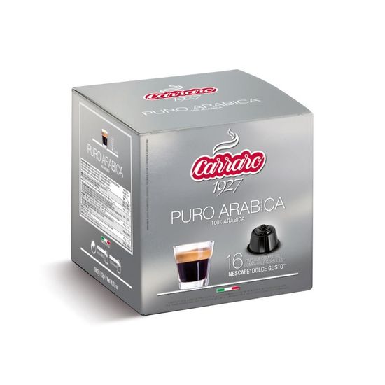 Кофе в капсулах Dolce Gusto Carraro PURO ARABICA 16 шт