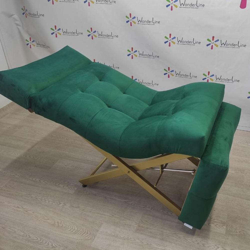 Анатомічна кушетка Tertio 2 Gold для лешмейкерів та бровістів