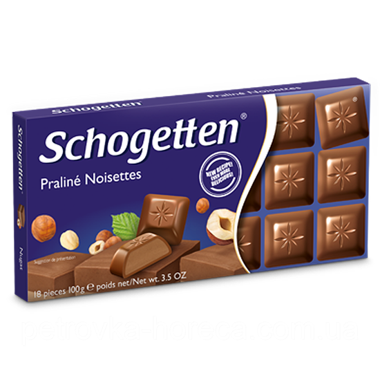 Шоколад Schogetten Praline Noisettes 100 г