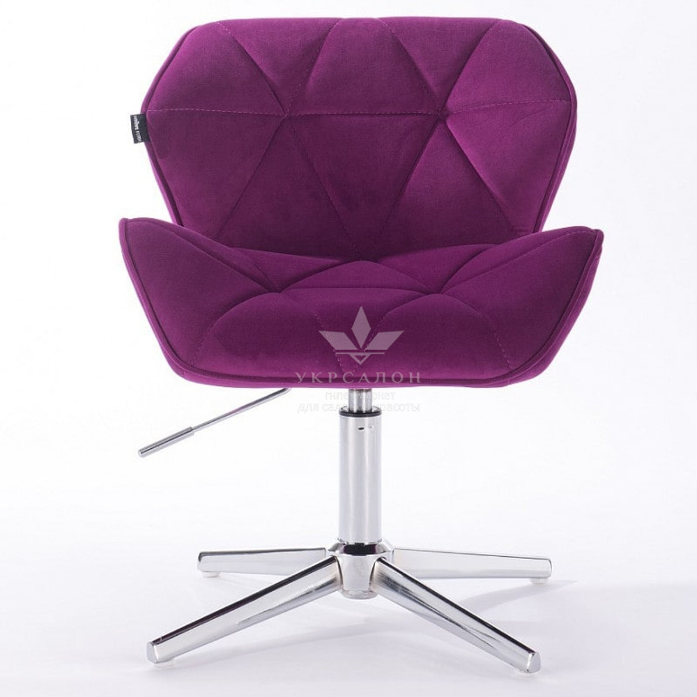 Стільчик клієнта Paris velor cross