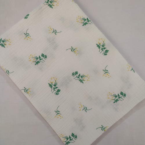 Пеленка муслиновая жатая двухслойная