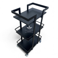 Косметологічний візок Mark 07 Black ДСП