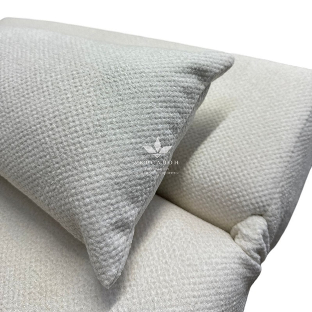 Анатомічна кушетка Mark 555-02 з підголовником та поперечною прошивкою для лашмейкерів та бровістів