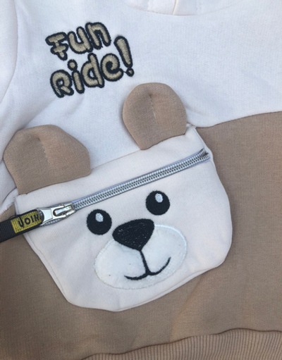 Костюм 2в1: худі, штани "Fun Ride", трьохнитка з начосом ТМ "JNF"