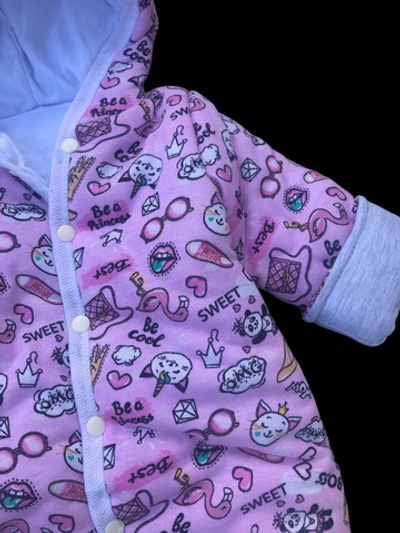 Комбінезон з капюшоном "Зорепад", бавовна, синтепон ТМ "Happy ТОТ"