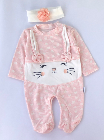 Чоловічок із пов'язкою на голову "Зайченятко", двунитка ТМ "Annora"