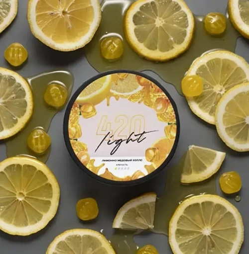 Тютюн 420 Light Лимоний Медовий Холс 100г