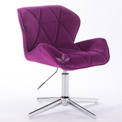 Стільчик клієнта Paris velor cross