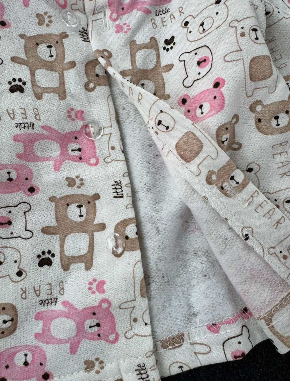 Комплект 3в1: кофта, повзунки, шапочка "Малятко", футер ТМ “Пташка”