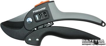 Секатор з храповим механізмом Fiskars PowerStep Р83 (1000575/111670)