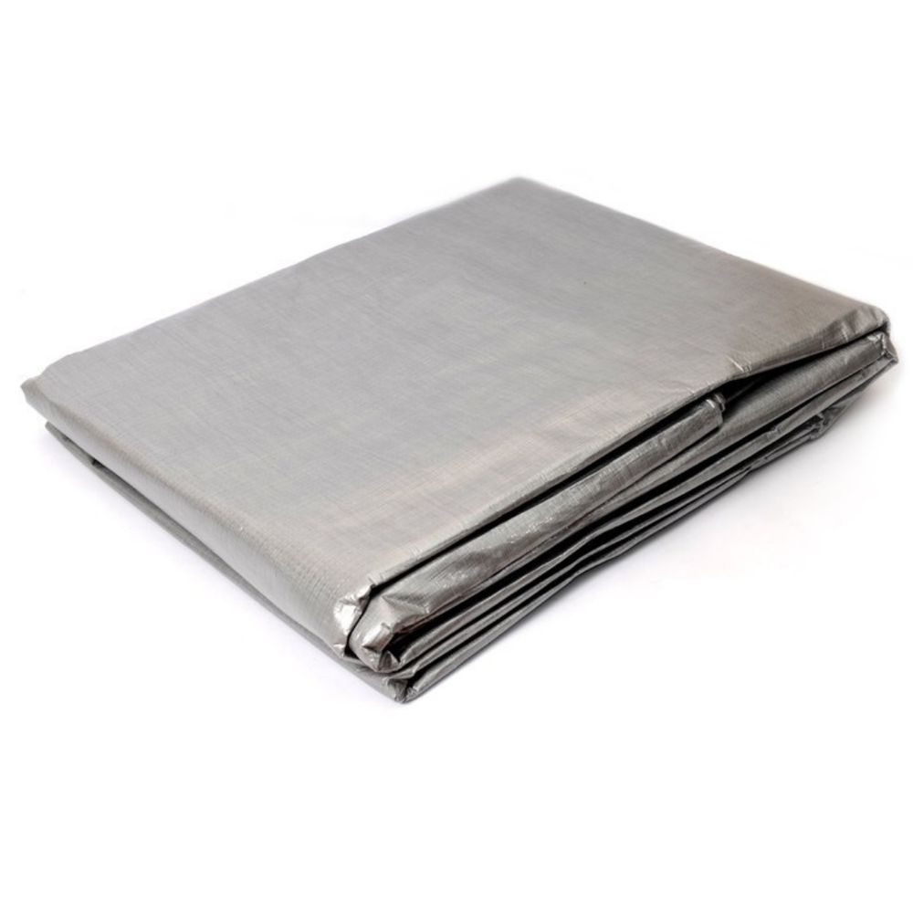 Тент полипропиленовый 3х4 от дождя и снега, затеняющий 100г./м2 (серый)