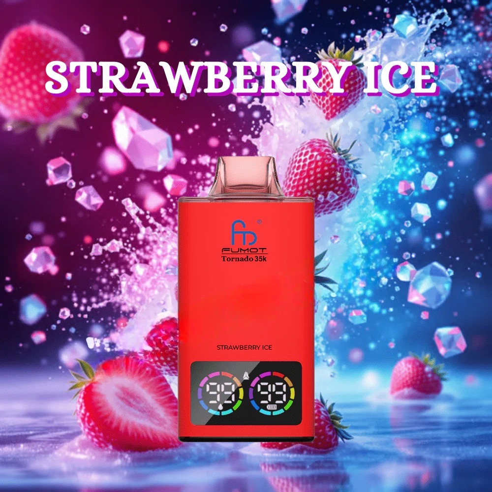 RandM Tornado 35000 - Strawberry Ice 5%