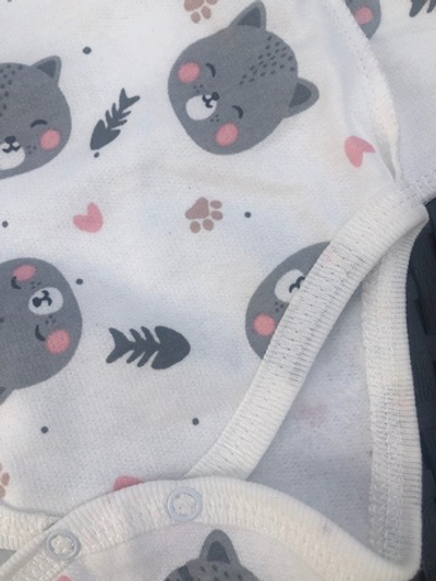 Боді з довгим рукавом, футер ТМ "UA" (62-68 см)