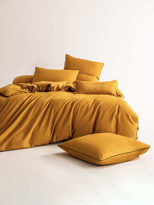 Комплект постельного белья Однотонный Сатин Элитный OCE013