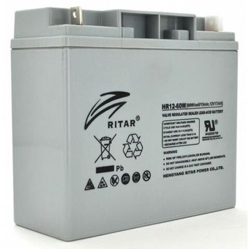 Акумулятор мультигелевий Ritar HR1260W 12V 17 Ah AGM VRLA