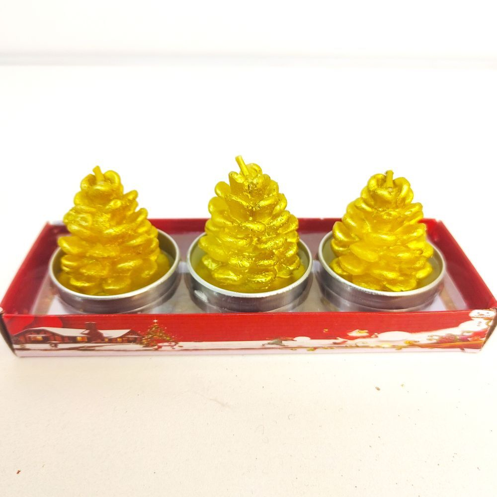 Свечи новогодние Шишка