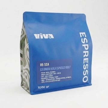 Кофе в зернах Viva Columbia Huila Espresso 1000 гр