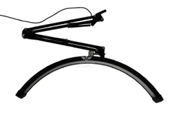 Безтіньова Led лампа для бьюті майстра універсальна AND, 40 Вт, чорна