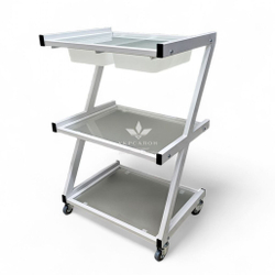 Косметологическая тележка R-72 white