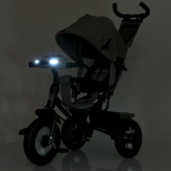 Дитячий триколісний велосипед Turbo Trike MT 1006 гумові колеса