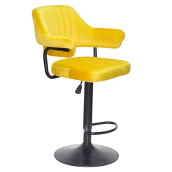 Стілець для візажу Jef velor black