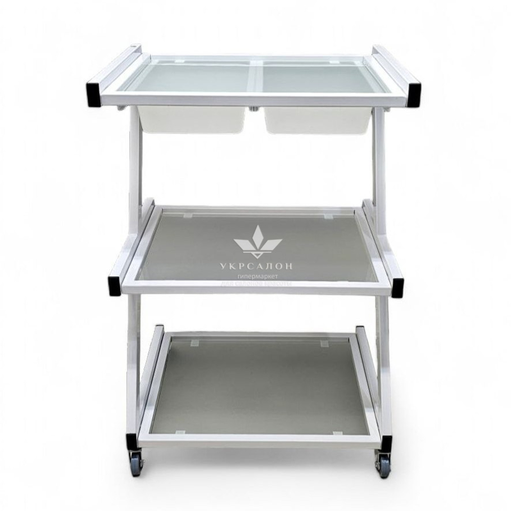 Косметологическая тележка R-72 white