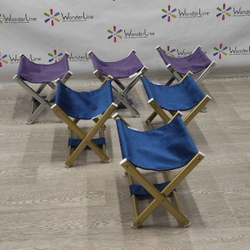 Подставка для сумки на золотых ножках