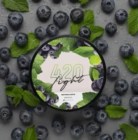 Табак 420 Light Черника Мята 100г