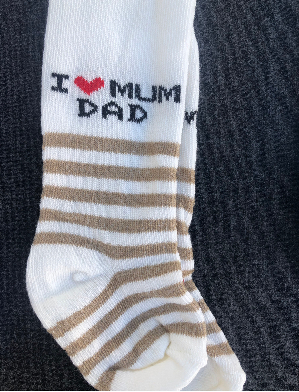 Колготки "I love mum dad", бавовна ТМ "Aleyna"