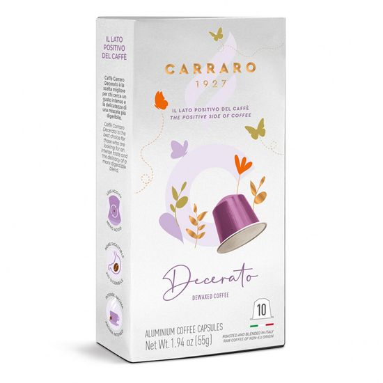 Кава в капсулах Nespresso Carraro Aluminium Decerato 10 шт