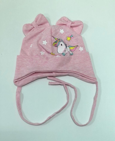 Шапочка "Єдиноріжка", бавовна ТМ "Fido"(р. 38-40)