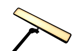 Настольная светодиодная бестеневая Led лампа для бьюти мастера на струбцине KMS-1005 (9501), 30 Вт, черная