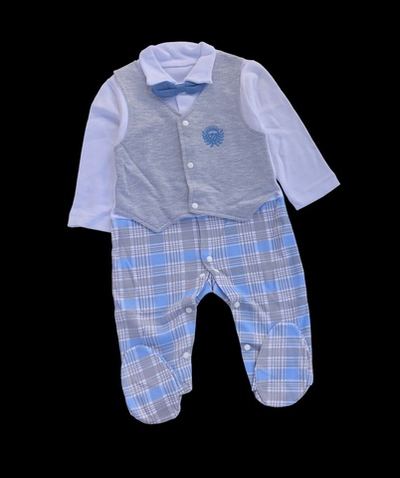 Чоловічок "Клітинка", інтерлок  ТМ "Happy Tot" (68 см)