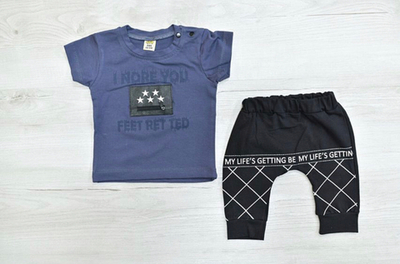 Костюм 2 в 1: футболка, бриджі, бавовна ТМ "JNF kids"