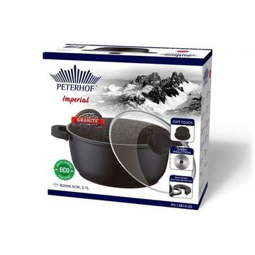 Каструля Peterhof PH 15810-28 мармур 6,5л.