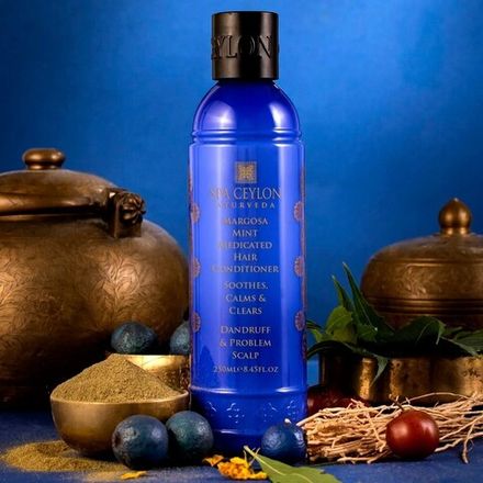 Лікувальний кондиціонер для волосся Маргоза та м'ята 250 мл, SPA Ceylon
