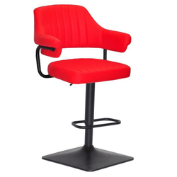 Стульчик для визажа Jef Black quadro