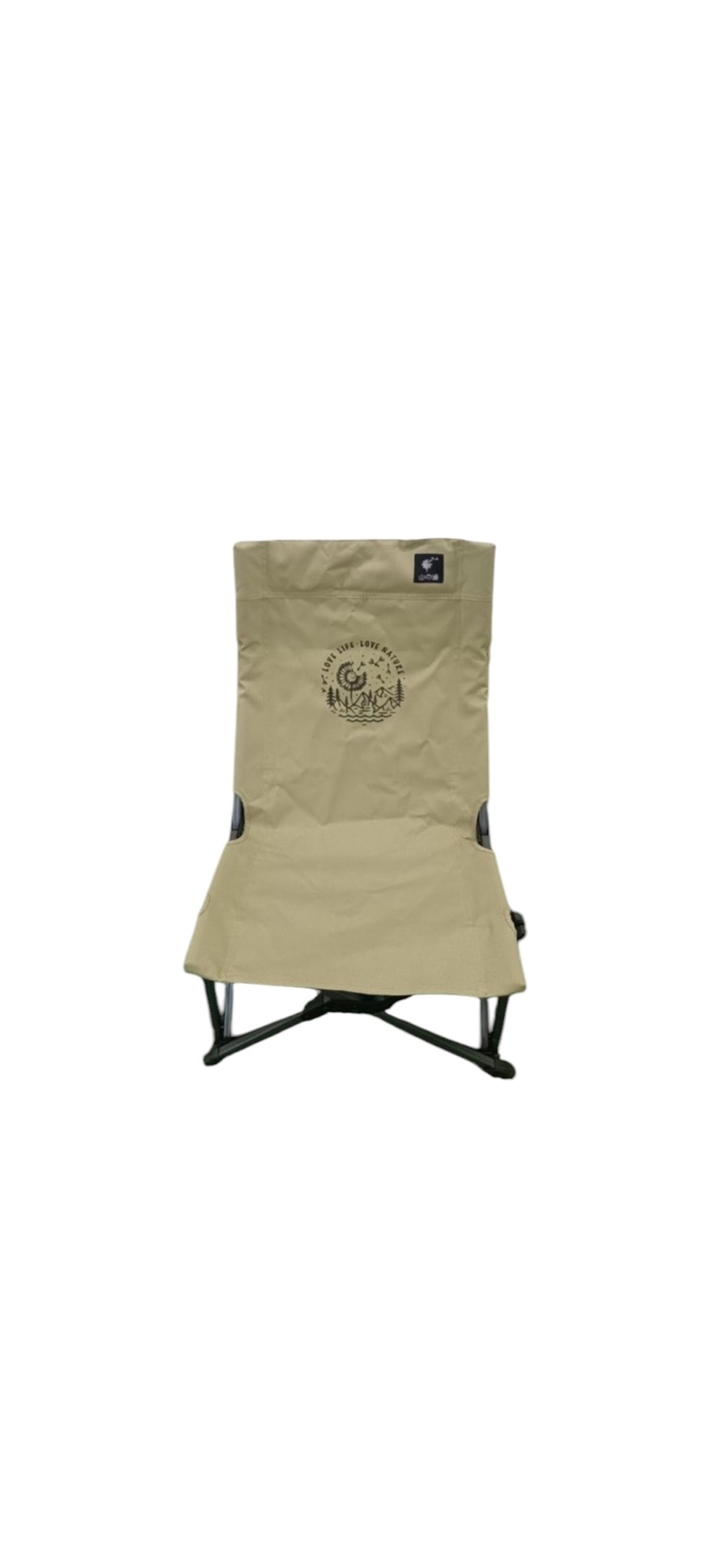 Кресло складное на металлических ножках зеленый