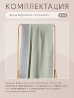 Покрывало двухстороннее и две наволочки Aurora Veil PAV005