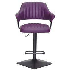 Стульчик для визажа Jef Black quadro