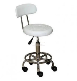 Cтульчик мастера эконом со спинкой