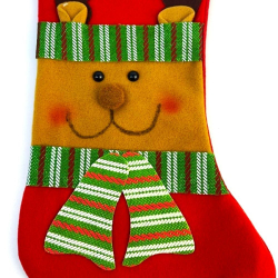 Новогодний подарочный носок Олененок