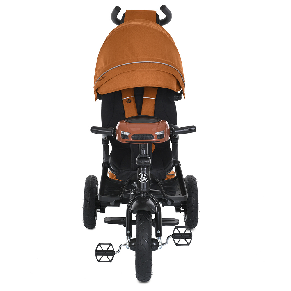 Дитячий триколісний велосипед Turbo Trike MT 1007 гумові колеса