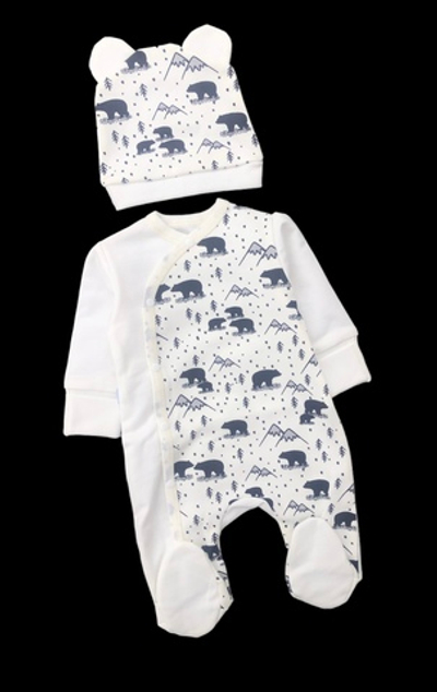 Чоловічок із шапочкою "Принт", футер ТМ"Happy ТОТ" (56 см)