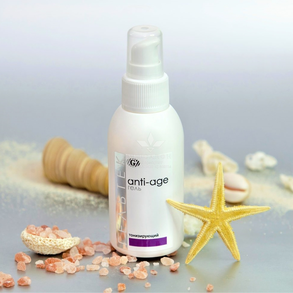 Гель тонізуючий з сіллю Рапан серії Anti-Age, Гельтек
