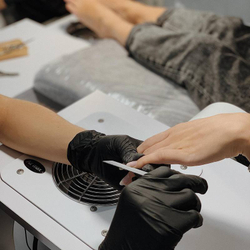 Врезная вытяжка для маникюра Air max V6 белая