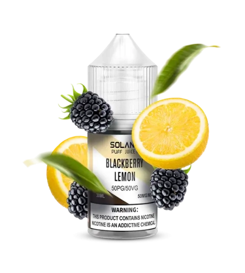 Солевая Жидкость Solana Blackberry Lemon (Солана Ежевика Лимон) 30ml 50mg